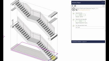 DYNAMO SCRIPT PREVIEW - STAIRCASE CLEARANCE HEIGHT CHECK