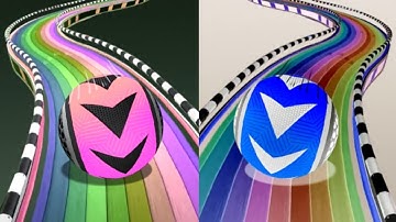 Rolling Ball Sky Escape vs Reverse Speed Run   Walkthrough ,iOS Android Colour Ball  Run  New Update