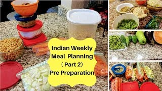 Indian Weekly Meal Planning ( Part 2) ll Pre Preparation ll Puffed Rice Recipe
