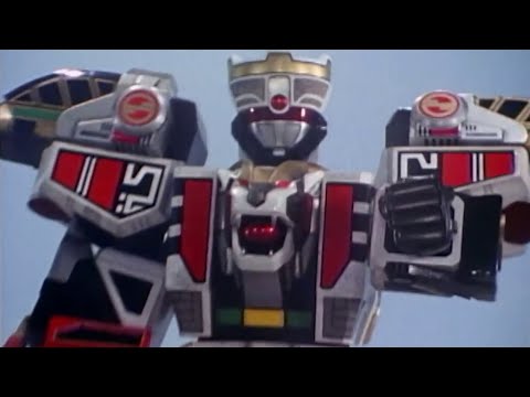 Mighty Morphin Power Rangers - White Light Part 2 - Mega Tigerzord - First Battle