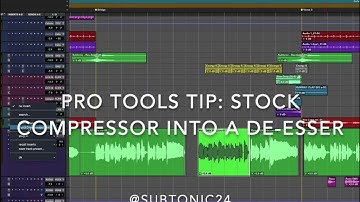 Pro Tools Mixing Tip: How to Turn Dyn3 Compressor Into a De-Esser