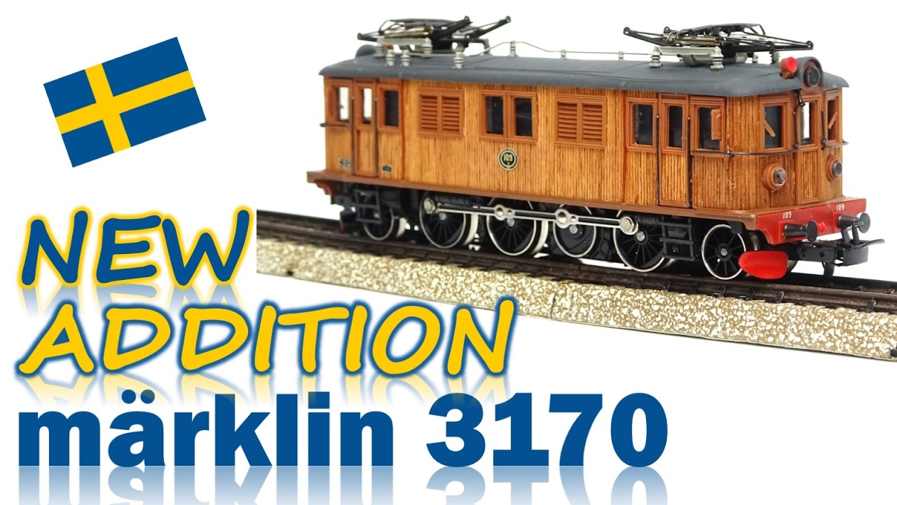 メルクリン Marklin HO D109 3170 木目 鉄道模型 機関車 Just in! Märklin 3170 (SJ D109) - The Legendary Wooden Bodied