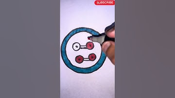 Button Drawing Art || Easy to Draw For Kids|| #shorts #button