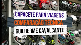 Capacete para viagens, comparação técnica