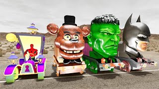 Mixed Color Buses Fall Crash & Explode - BeamNG.drive #youtubeshorts #live  #beamngdrive #7