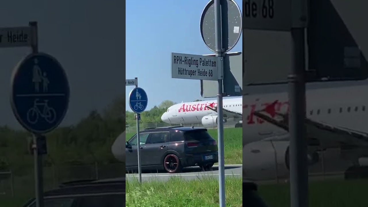 Die Austria landet  am FMO