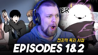 MY FIRST WEBTOON | 'Omniscient Reader' Eps. 1 & 2 | REACTION