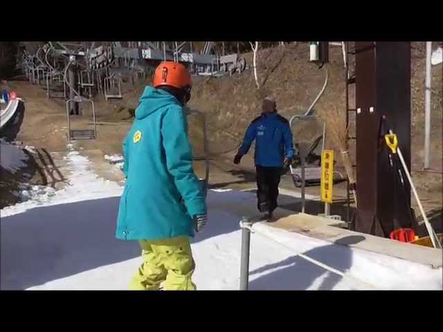 はじめてのスノーボード2 上手に滑ろう、向きの変え方、リフトの乗り降りの方法