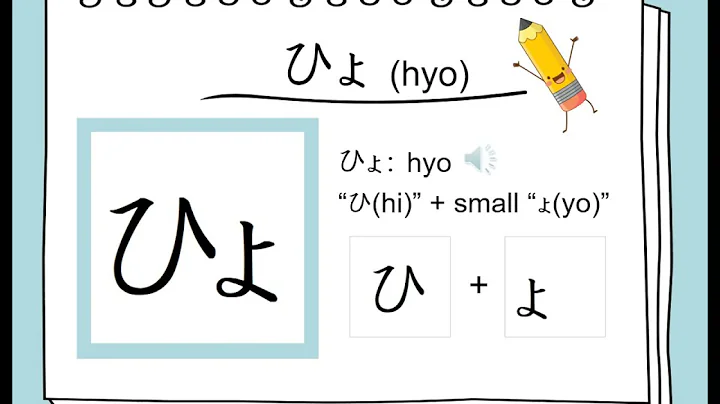 にゃにゅにょ (nya/nyu/nyo)/ひゃひゅひょ (hya/hyu/hyo)_Contracted sounds 2_Hiragana 14