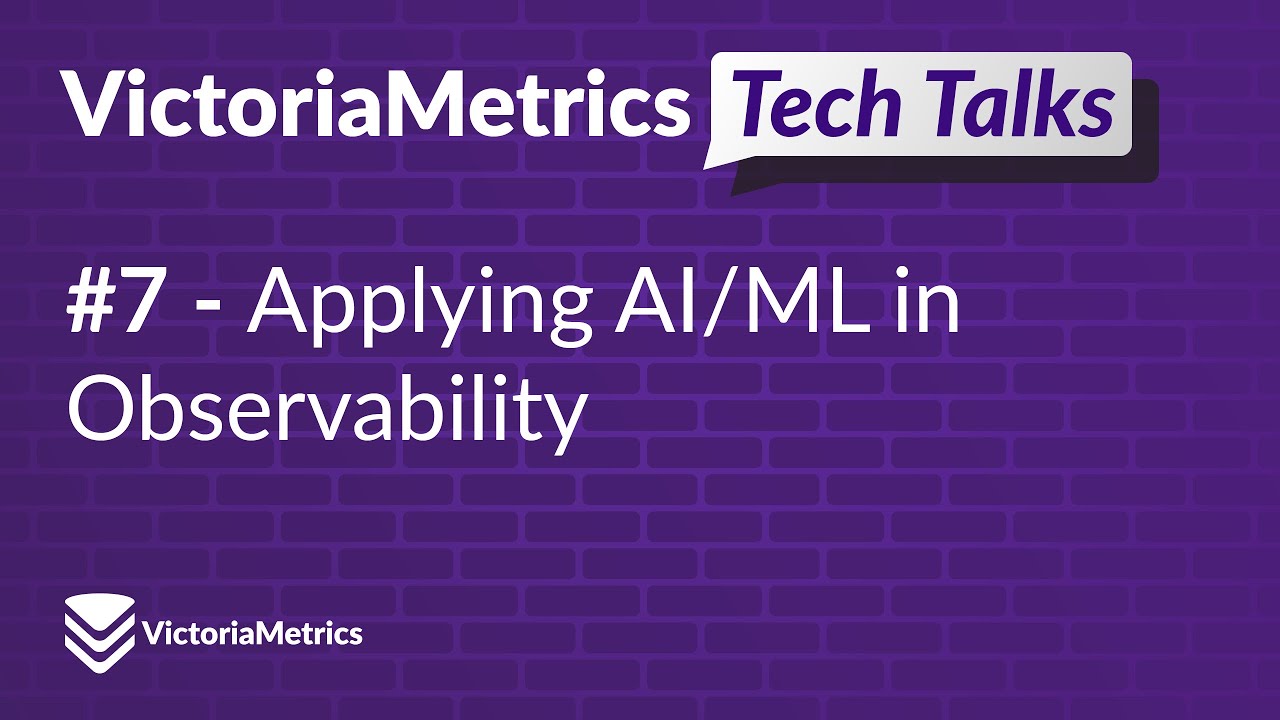 Applying AI/ML in Observability - Tech Talk #7 - YouTube