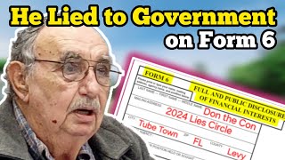 HE LIED ON GOVERNMENT FORM 6