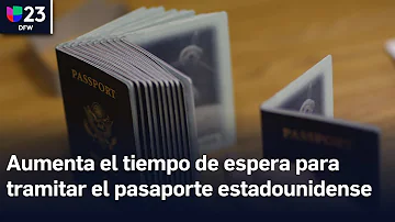 ¿Cuánto tiempo tarda en tramitar pasaporte americano?