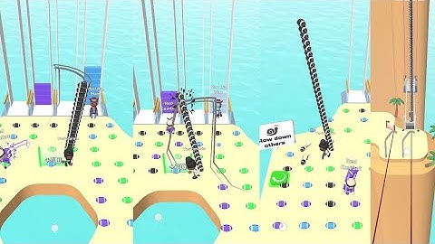 Bridge  race  Game  / All  Level Play 1866 / Noob vs RPO vs HACKER vs God