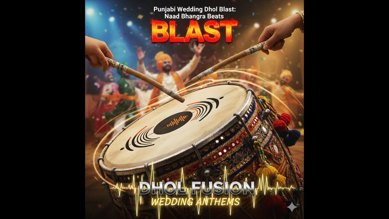 🎵 🔥 Punjabi Wedding Dhol Blast: Naad Bhangra Beats 🔥