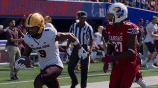 Full Arizona State vs. Kansas - College Football 27 PS5 Gameplay (Wk 3 Sim) Update