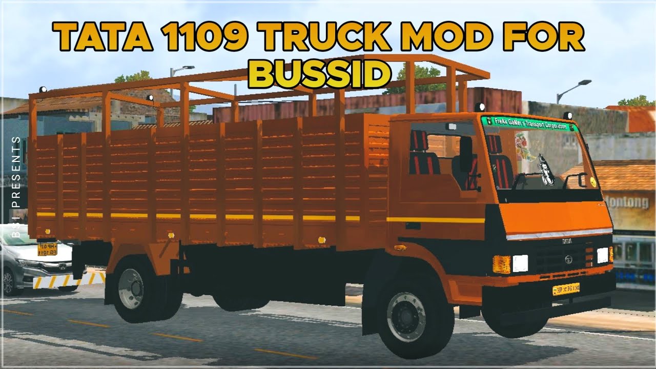 Bus 1109 TATA 1109 Truck mod for Bus Simulator Indonesia Android Gameplay - YouTube