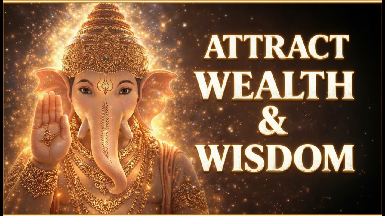 REMOVE OBSTACLES & ATTRACT Wealth & Wisdom | POWERFUL GANESH MANTRA Meditation| Shri Ganeshay Namah