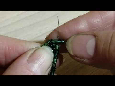 Ландыши из бисера. 2 часть