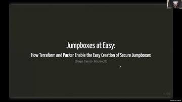 Jumpboxes at Easy: How Terraform and Packer Enable the Easy Creation of Secure Jumpboxes