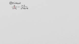 09 Sample Final Exam: 20, 21