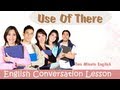 Use Of &#39;There&#39; - Learn Basic English. English grammar lessons