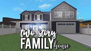 Bloxburg 2 Story Family House Youtube - building the houses roblox welcome to bloxburg 2