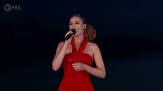 Loren Allred performs "God Bless America" at the 2022 A Capitol Fourth