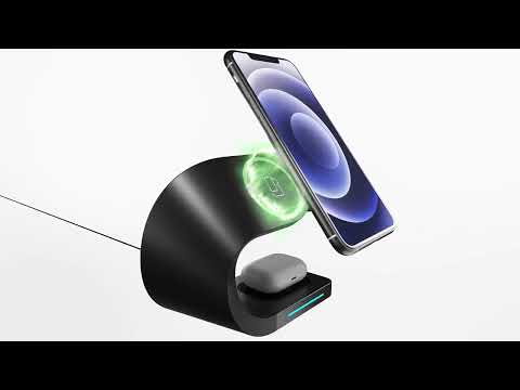 INNODUDE 4-in-1 Magsafe Wireless Charging Station video thumbnail