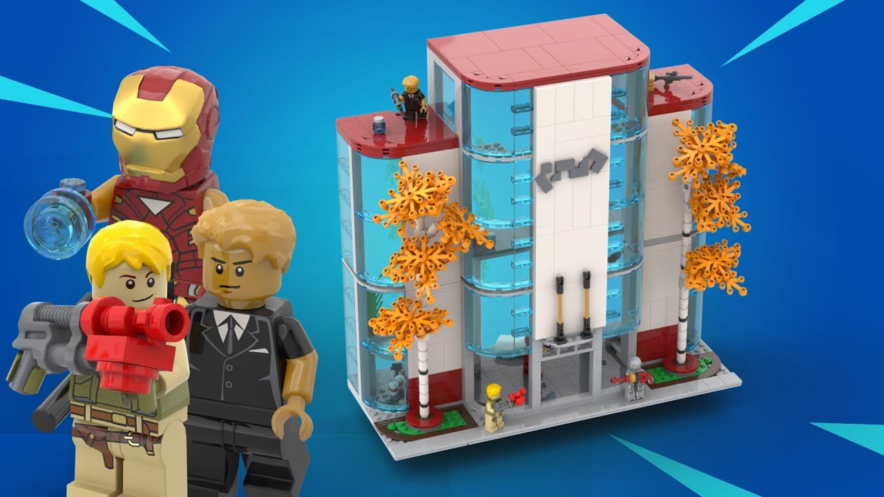 LEGO Fornite Stark Industries Custom Set