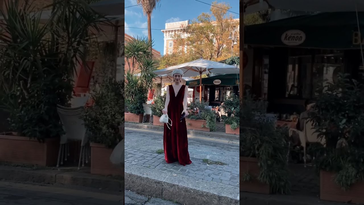Burgundy Velvet Dress Maxi | Vintage Fashion