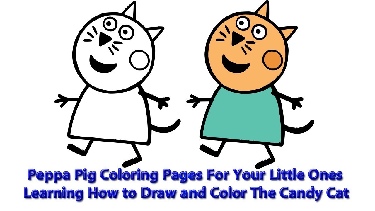 80 Top Peppa Pig Coloring Pages Candy Cat For Free