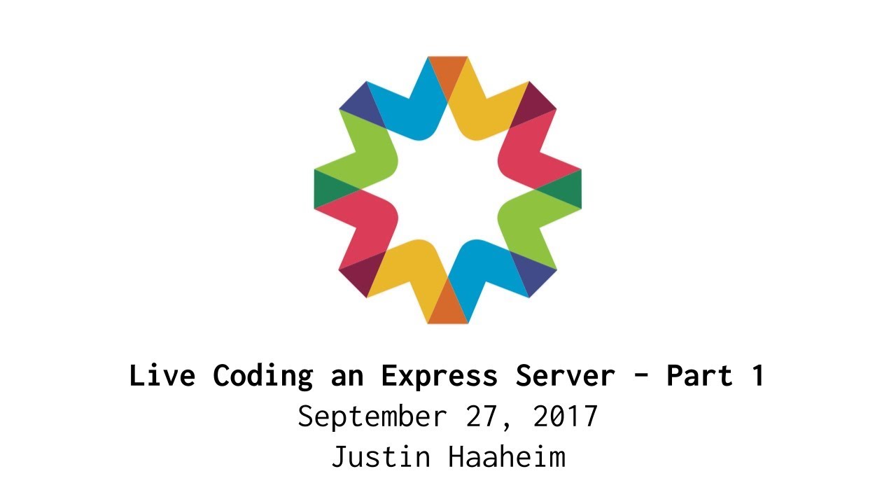 Live Coding an Express Server in Nodejs - Part 1 - YouTube