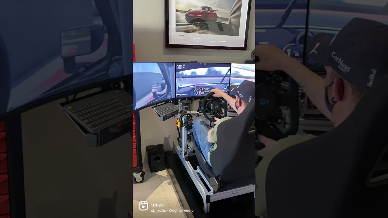 TGN Pro GT simulator frame as used by leading Sim Racers and Professional Race Drivers World Wide.