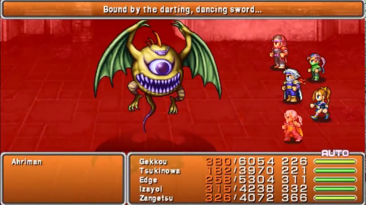 Final Fantasy IV The After Years Eblan vs The Depths Bosses [3/7] - YouTube