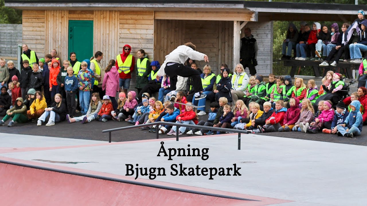 Åpning av skateparken på Bjugn