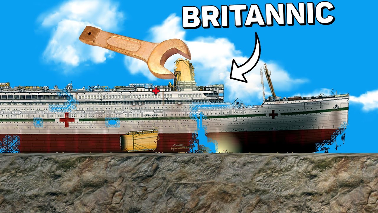 I Rescued the Britannic After it Sank and RESTORED IT | Floating Sandbox