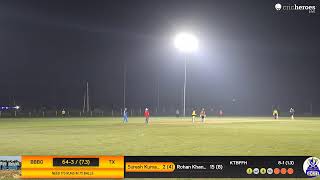 Techies X1 vs Boom Boom Bashers Gurgaon | Lotus Friendly Night Matches(Warm up Match) | Live - Gurug