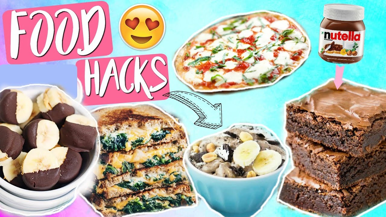 YUMMYY! 😋DIESE REZEPTE aus NUR 3 ZUTATEN musst du kennen! Nutella Brownies 🍫 ,  Wrap Pizza 🍕 & Mehr!