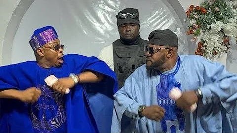 Odunlade And Woli Agba go crazy at Kamo state wedding