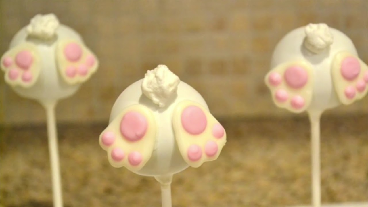 Easter Bunny Cake Pops Tutorial YouTube
