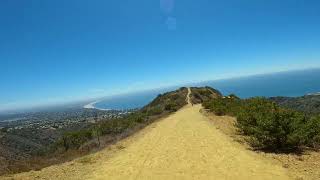 Biking in Paseo Miramar Trail Santa Monica CA 4K