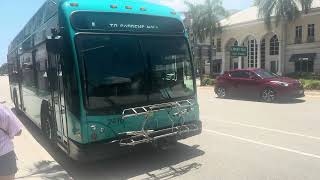 Palm Tran: 2024 40ft Gillig BRT Plus #2416 On Route 1 @ US-1 & Camino Real North