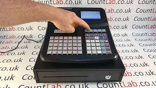 CLX242 - How To Use CORR. Button To Remove Last Item From Sale |  CountLab X Cash Register Tutorial