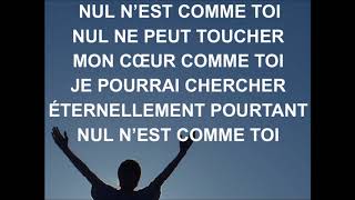 Video thumbnail of "NUL N'EST COMME TOI - Louange vivante & Sylvain Freymond"