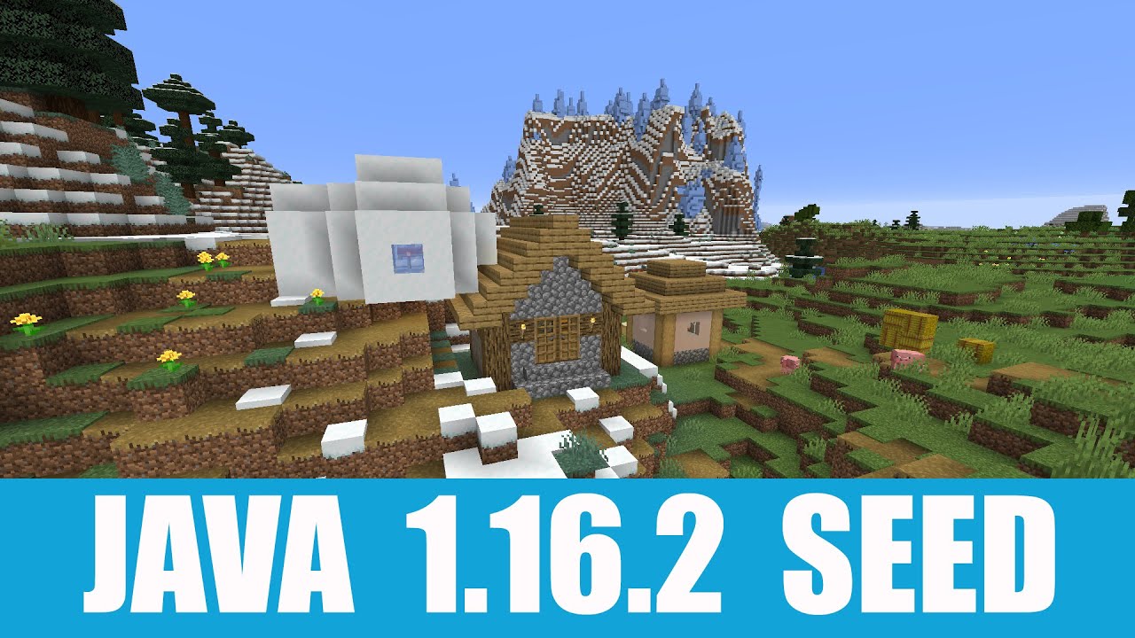 Minecraft Java 1.16.2 Seed: Four villages and igloos spawn around ice ...