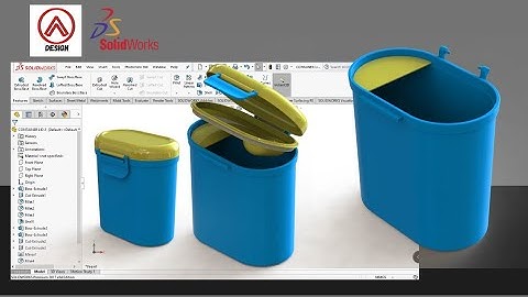 SOLIDWORKS Tutorial - Milk Powder Container - Box + Scraper 1/3