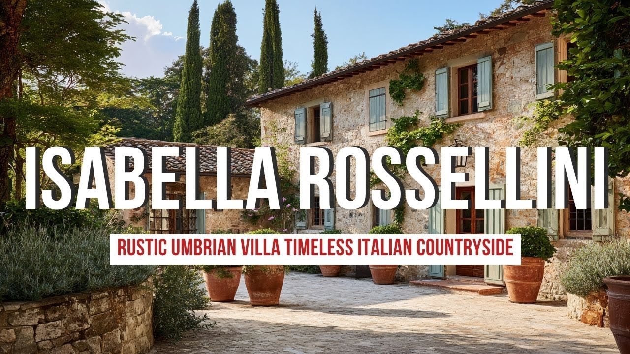Rustic Umbrian Villa Inspired by Isabella Rossellini Timeless Italian Countryside Grace