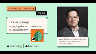Green coding: engaging the tech community for sustainability