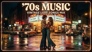 Rain falling outside while FM Radio plays romantic love songs from the 70s and 80s