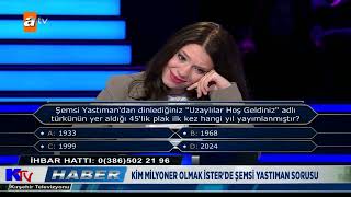 Ki̇m Mi̇lyoner Olmak İster De Şemsi̇ Yastiman Sorusu
